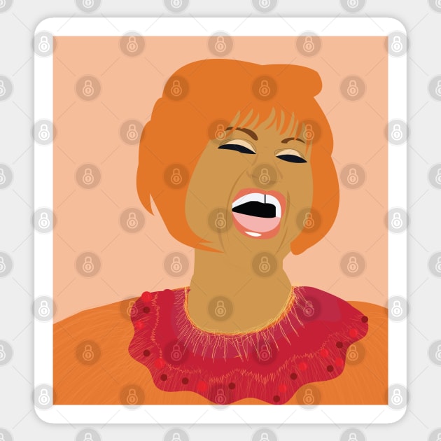 Celia Cruz Sticker by Hermanitas Design